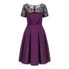Bleeding Heart Black Lace Dress (Purple) -Unique Clothing&Accessories fa85688b088003debf8f6218610c
