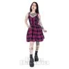Heartless Tamsyn Dress (Black/Pink)