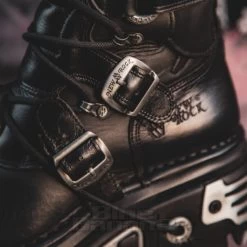 New Rock M.474-S1 Reactor Boots (Black) -Unique Clothing&Accessories fb4e128dbd0830f643a334de8e7f newrock reactor boot branding 2