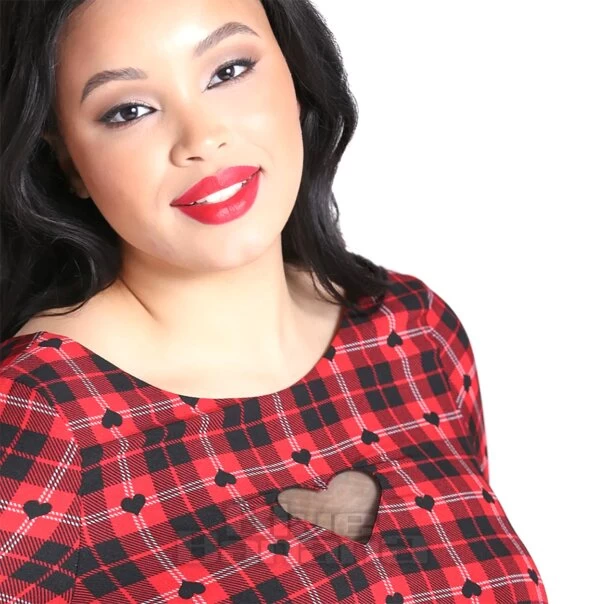 Hell Bunny Date Night Midi Dress (Red) 9 Hell Bunny Date Night Midi Dress (Red) - Image 7