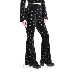 Hell Bunny Misty Moon Trousers (Black)